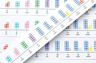 Numicon Table-top Number Lines - 5 stk.